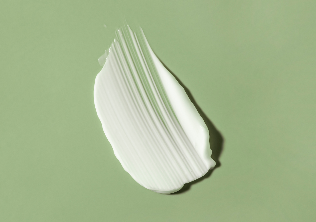 A swatch of azelaic acid. Learn more about azelaic acid benefits at PillowtalkDerm by Dr. Shereene Idriss.